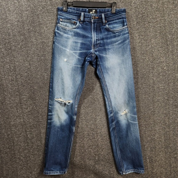 Todd Shelton Jeans Mens Size 29x30 Blue Basic Tapered Ankle USA - Picture 1 of 15